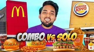 🍔🔥 Burger King vs McDonald’s | Combo vs Single Item Comparison | Which Is Better?