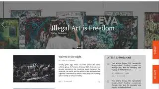 Guernica Magazine - Menu and Search functions