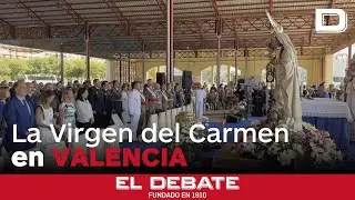 Salida de la Virgen del Carmen desde el Puerto de Valencia