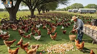 Life on a Poultry Farm in the American Countryside | Fresh Eggs, Livestock & Peaceful Living