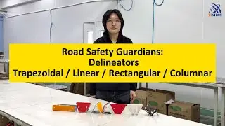 Various types of guardrail delineators barrier reflector#factory #roadsafety #delineator