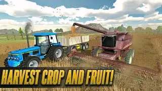 Farm simulator 21 pro; tractor farming game 3d- Android game play  .