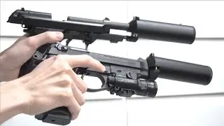 Airsoft XM9 Suppressor Comparison of Marui KSC(KWA) M9 New Generation