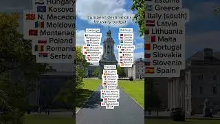 travel on any budget.. European destinations #budgettravel #europe #travel #traveladventure