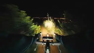 CHILL NIGHT RIDE - Gravel Trail Downhill / GoPro POV / MTB / Road bike / Cycling / Descent / Ride