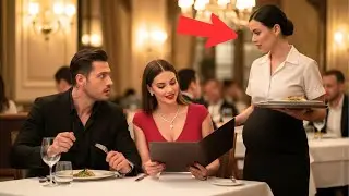 He Dined With His New Girlfriend Until His Pregnant Ex Appeared as the Waitress Serving Him