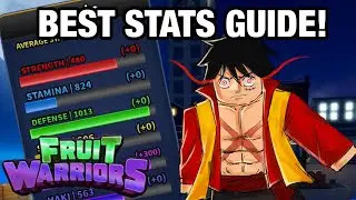 (Fruit Warriors) Get To Max Stats/Level In Hours! [ULTIMATE STAT GUIDE] Roblox