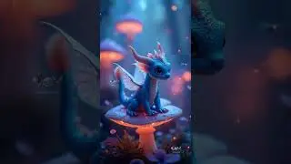 🌌✨ Magical Miniature Dragons in the Enchanted Mushroom Forest | 8K Ultra-Realistic Fantasy ✨🐉 #ai