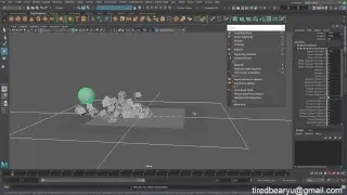 3D maya bullet basic Tutorial 01