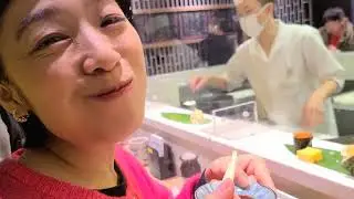 Стоя есть суши, это супер секрет! Японский суши-ресторан🍣😋