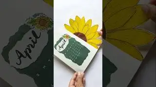 April journal 🌻💛💚#shortfeed #journaling #scrapbooking #craft