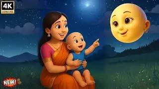 चंदा मामा दूर के | Parents & Kids Together Rhyme | Hindi Nursery Song | Anshi Kidzzy Hindi