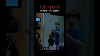 WEAPONS BEHIND THE SCENES #movieswithmiya #weapons #weaponsmovie #bts #zachcregger #horror