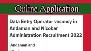 ll Andaman govt. job vacancies Today ll 2022 ll