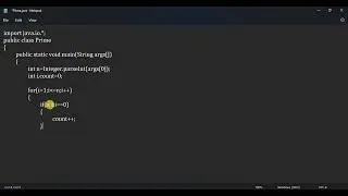 JAVA | A program to find N prime numbers reading N as command line argument.