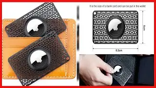 Slim, Sturdy AirTag Wallet Case That Fits Perfectly and Protects Your Tracker