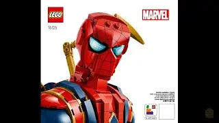 LEGO Marvel 76326 &ndash; Complete Iron Spider-Man Bust Instructions! (Step-by-Step Guide)