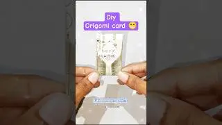 Diy origami new year card / Money foldable new year card | #ilmasiddiquiscraft #origami #newyear2026