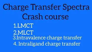 Charge Transfer Spectra new concept| Coordination chemistry