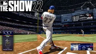 MLB The Show 22 - Vladimir Guerrero Jr. Home Run - PS5 Gameplay #MLBTheShow22