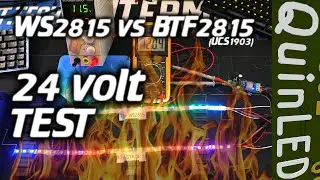 💡QuinLED💡 24v on 12v WS2815 / BTF2815 | Will it burn?