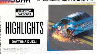 H&eacute;lio Castroneves slides up apron at Daytona, ending his night | NASCAR