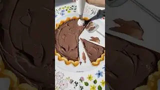 Super realistic french silky pie 🍫🥧 #asmr #aesteticvideo #aesthetics #impastoart