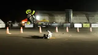 😱 Drag Bike High speed Accident at Valley run 2023 | Got up like a True Sportsman 🙏👍 BMW S1000RR