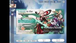 Pulling For Kazuha~ Genshin Impact