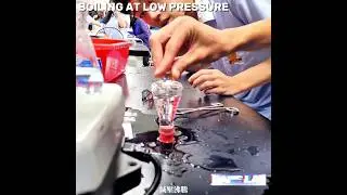 Boiling Bubbles: The Wonders of Low Pressure #Chemistry #ScienceExperiment