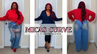 MICAS WINTER TRY ON HAUL 2025 + REVIEW | PLUS SIZE TRY ON | SIZE 2X-3X | OBVIOUSLY EBONY