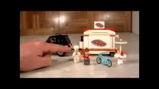 Custom Lego Hot Dog Truck Stand
