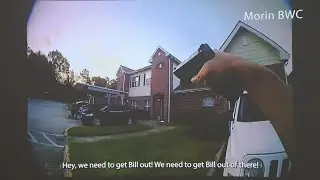 HPD releases bodycams of two officers shot with gun rigged as mini machine gun