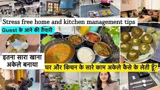 ✅Stress -free Indian Housewife Daily Routine|Cooking,Cleaning,Organisation and homemaking tips#home