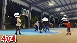 TRASH TALKING Masters of the Court Face Off in 4v4 Basketball