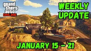 WEEKLY UPDATE: January 15 - 21 in GTA 5 Online: 2X Money & RP, Removed Cars & Discounts!