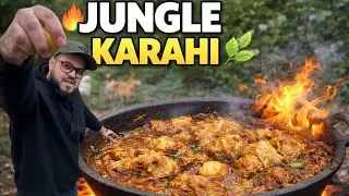 Chicken Karahi | Cooking Pure Desi Chicken Karahi Surrounded by Animals & Nature 🌱 In Pakistan 🇵🇰