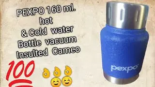 #Pexpo# Hot & Cold Water Bottle# Vacuum Insulted Cameo# 160 ml. Flask#Naintara's Unboxing#