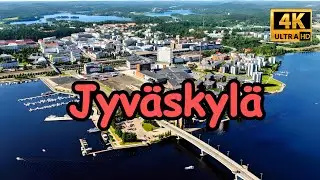 Jyväskylä，The unique charm of a city south of the Arctic Circle，Wlking tours， 4K