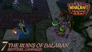 Warcraft 3 The Frozen Throne Reforged: The Ruins of Dalaran  | HARD Sentinel Gameplay