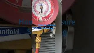 How to measure SubCooling #hvac #subcooling #howto