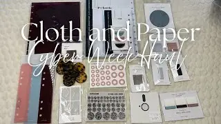 Cloth and Paper 2025 Cyber Week Haul #planningcommunity