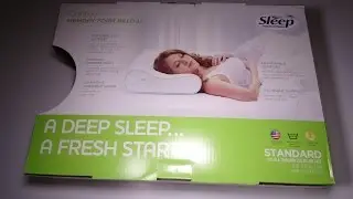 Memory Foam Pillow from Sleep innovations -  review and unboxing
