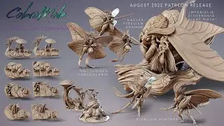 Cobramode 3D Printable Miniatures - August 2022 Patreon Release