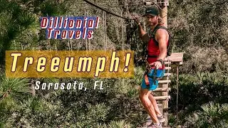 TreeUmph! Ropes Course In The Florida Heat!