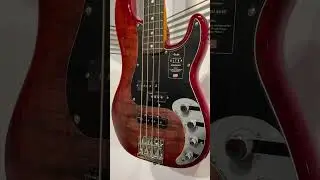 Fender American Ultra Precision Bass Ebony Fingerboard Limited Edition Umbra Burst #shorts #bass