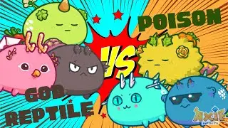 God Reptile vs Posion Team  | Pure Breed RBP Gameplay | Season 20 Axie Infinity