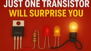 Just One Transistor! Amazing Dual 12V LED Chaser | Shakti Tech Shakti 
