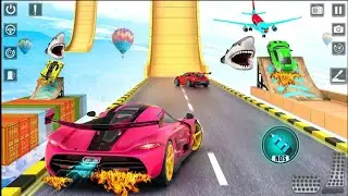 GT Car Stunt Racing Simulator || Muscle Car Mega Tracks Races 3D || Android GamePlay #7 # Gt car 