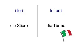 Die ITALIENISCHE AUSSPRACHE - doppelte Konsonanten: ACHTUNG: Verwechsle nicht diese Wörter!
